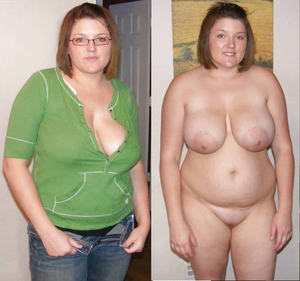 comparatif des femmes habillées et le jour et...dénudées le soir !