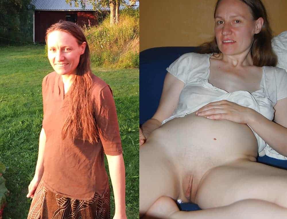 comparatif des femmes habillées et le jour et...dénudées le soir !